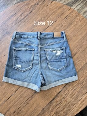 American Eagle Outfitters Light Blue Denim Jean Shorts